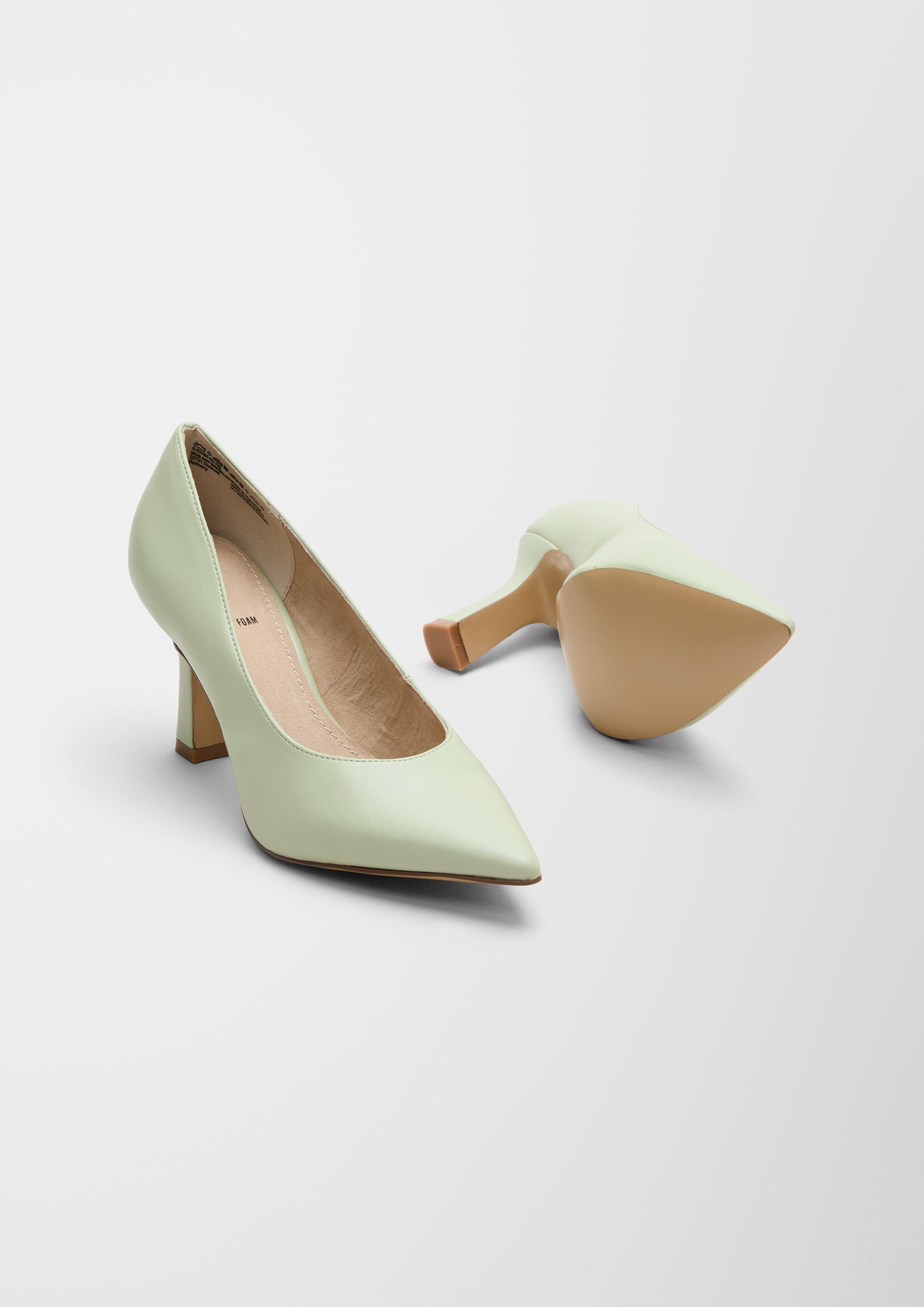Pumps in Glattleder-Optik  1235035-706