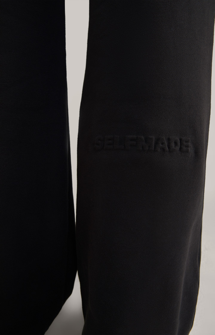Unisex-Baumwoll-Joggpants in Schwarz