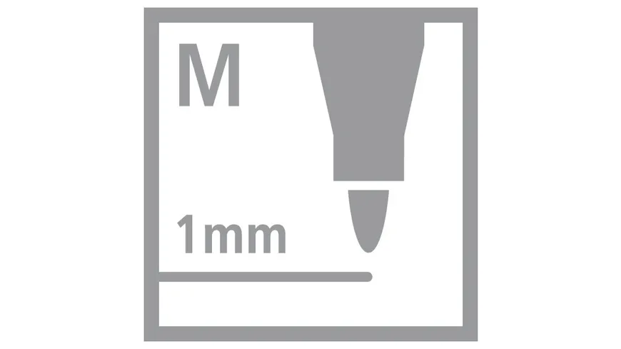 STABILO® Permanent-Marker - STABILO Write-4-all - medium - 4er Pack - blau, rot, grün, schwarz sortiert
