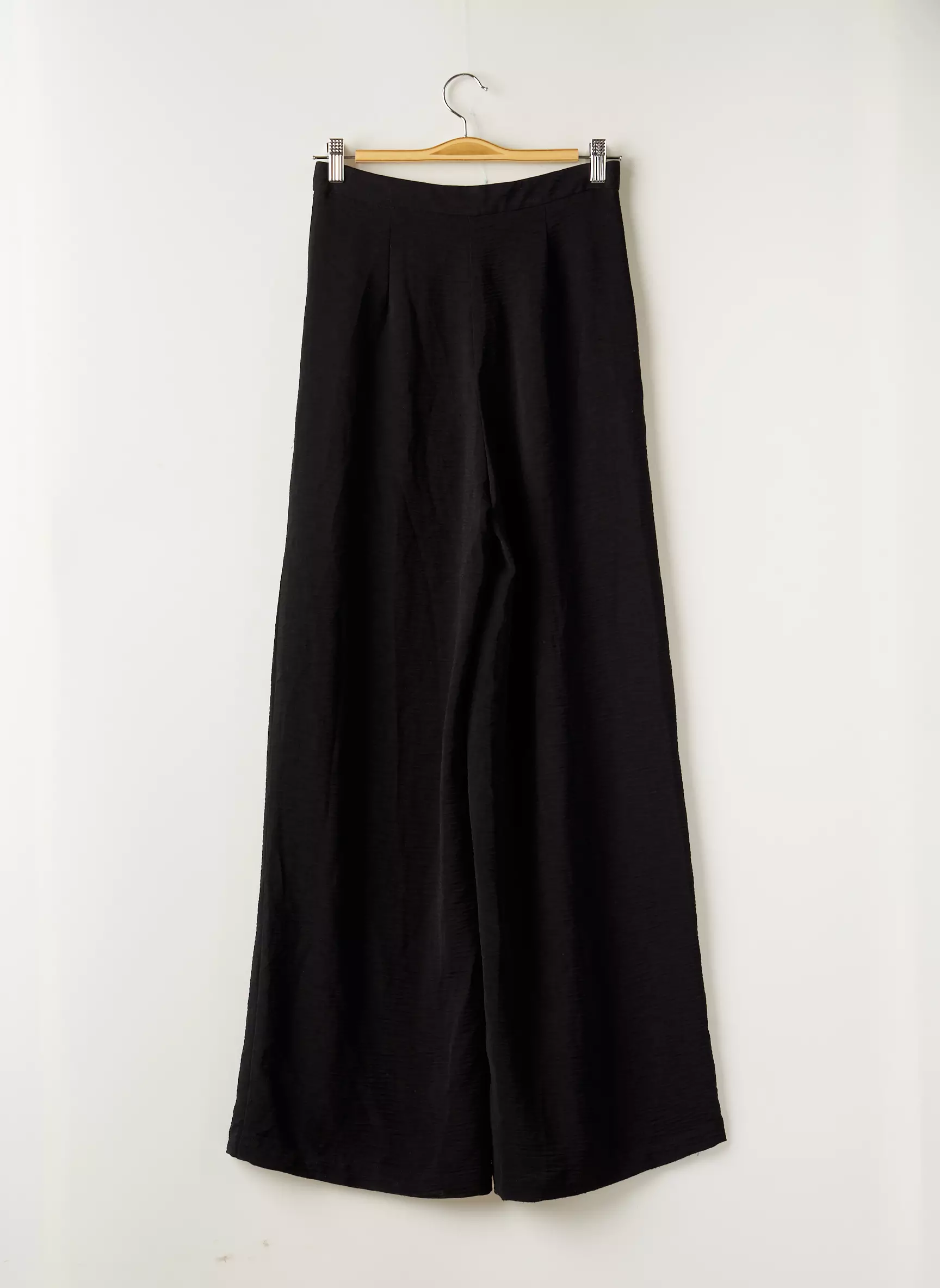 Nasty Gal Pantalons Larges Femme couleur noir