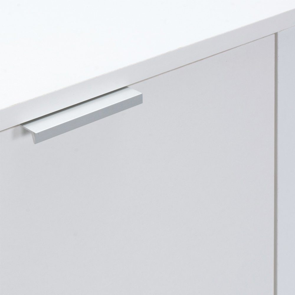 Casaria Kommode Alba DB111, mit 2 Türen 71x74x35 cm höhenverstellbarer Einlegeboden Holz