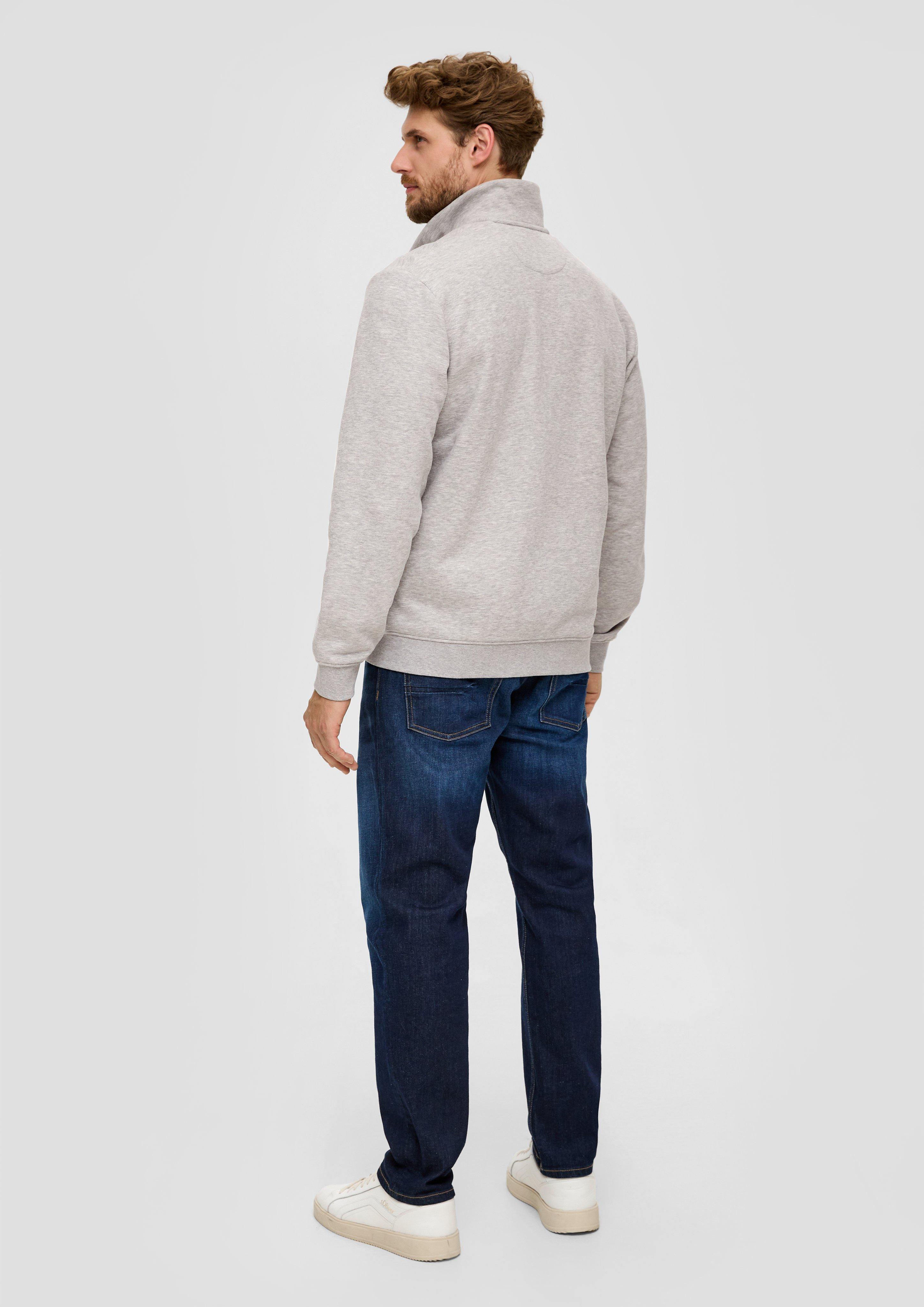 Sweatshirt-Jacke mit Stehkragen  2140256-9400