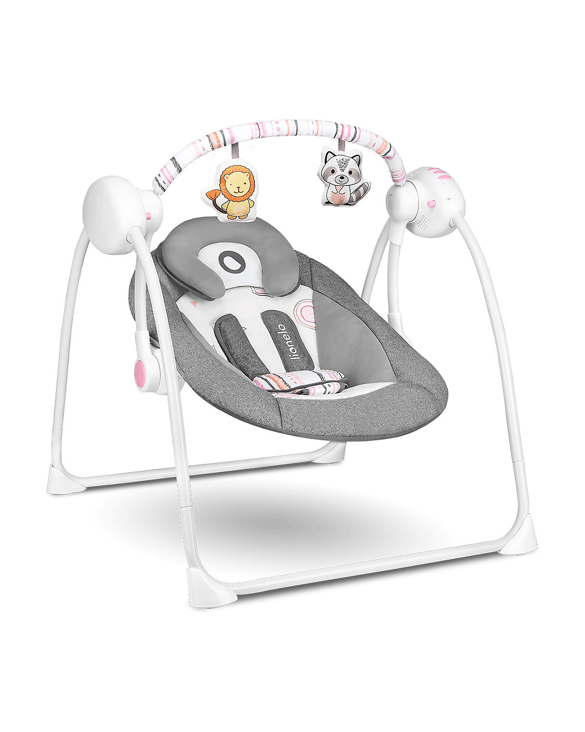 Babyschaukel RUBEN STONE GREY ROSE