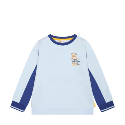 Set Jogger + Sweatshirt, mittelblau für Jungs