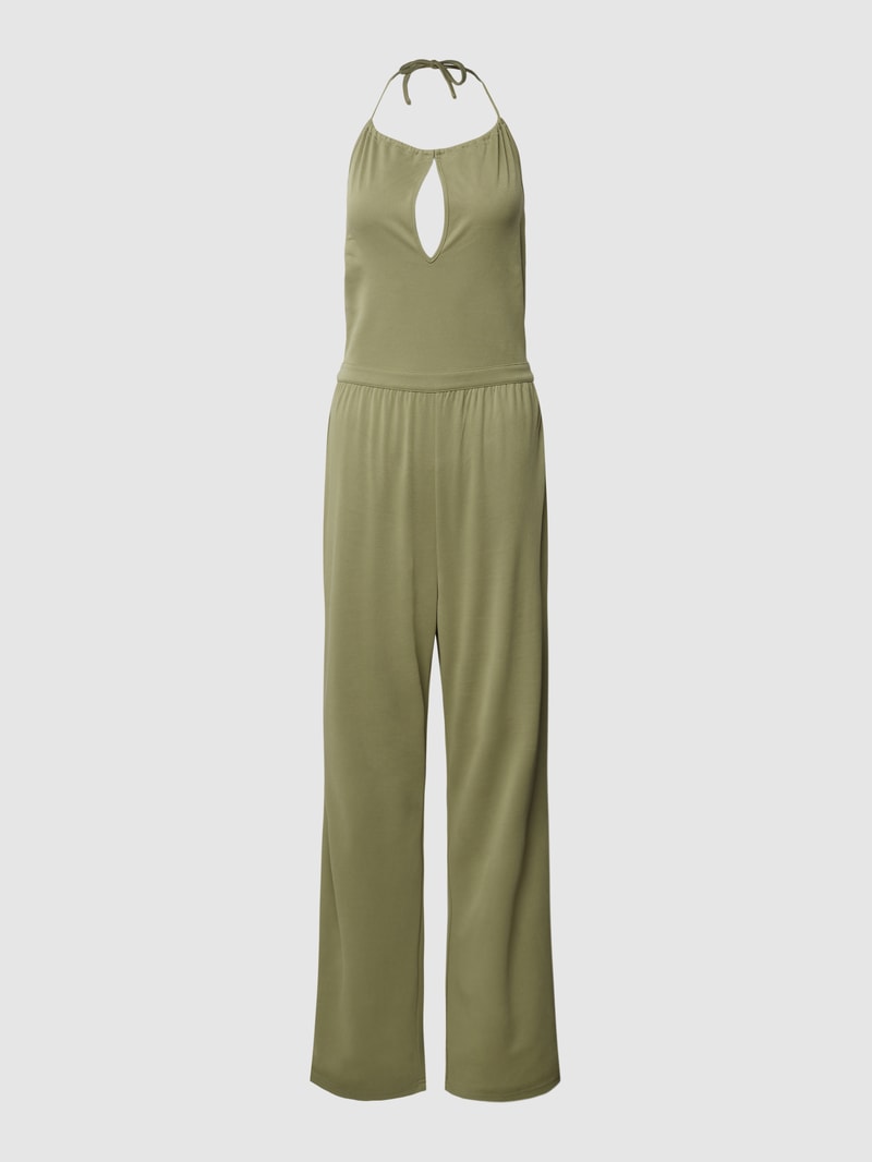 Jumpsuit mit Cut Outs in lindgrün