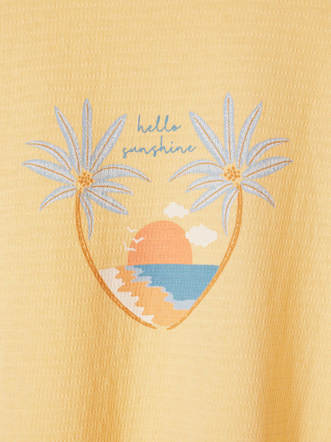 Vertbaudet Mädchen T-Shirt Oeko-Tex - pastellgelb