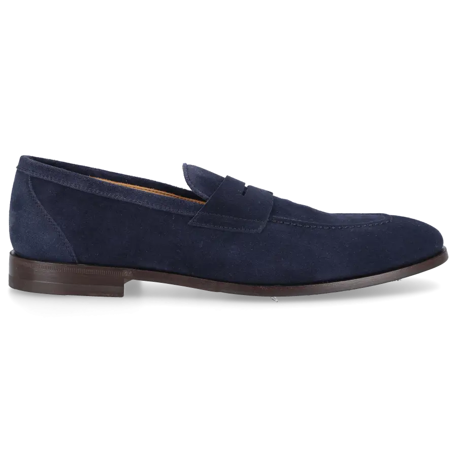 Henderson - Loafer 72402 Veloursleder - blau
