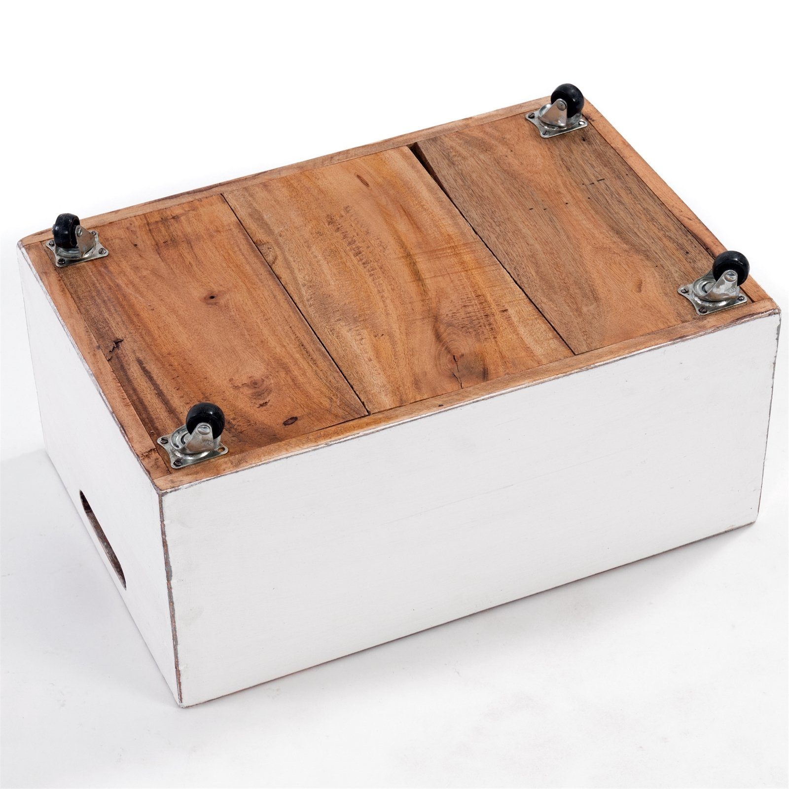 DESIGN DELIGHTS Truhe ROLLBARE HOLZKISTE 