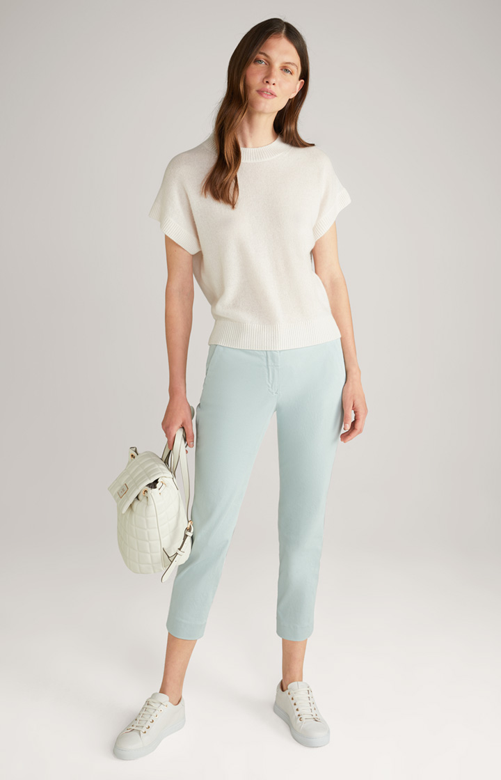 Cashmere-Strickpullover in Creme