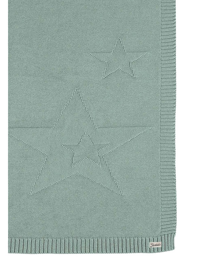 Sterntaler Strick-Schmusedecke in hellgrün günstig kaufen onesize