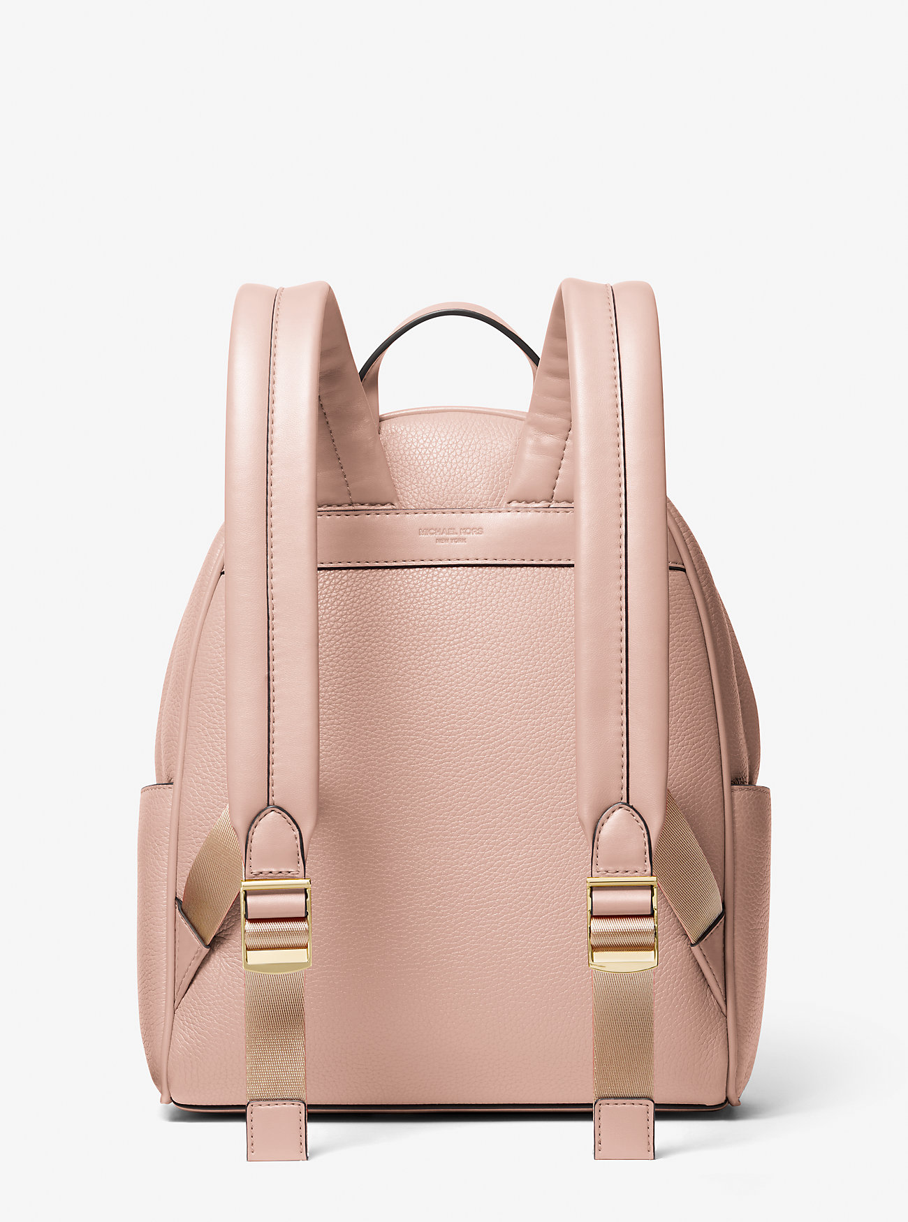 Bex Medium Pebbled Leather Backpack - SOFT PINK