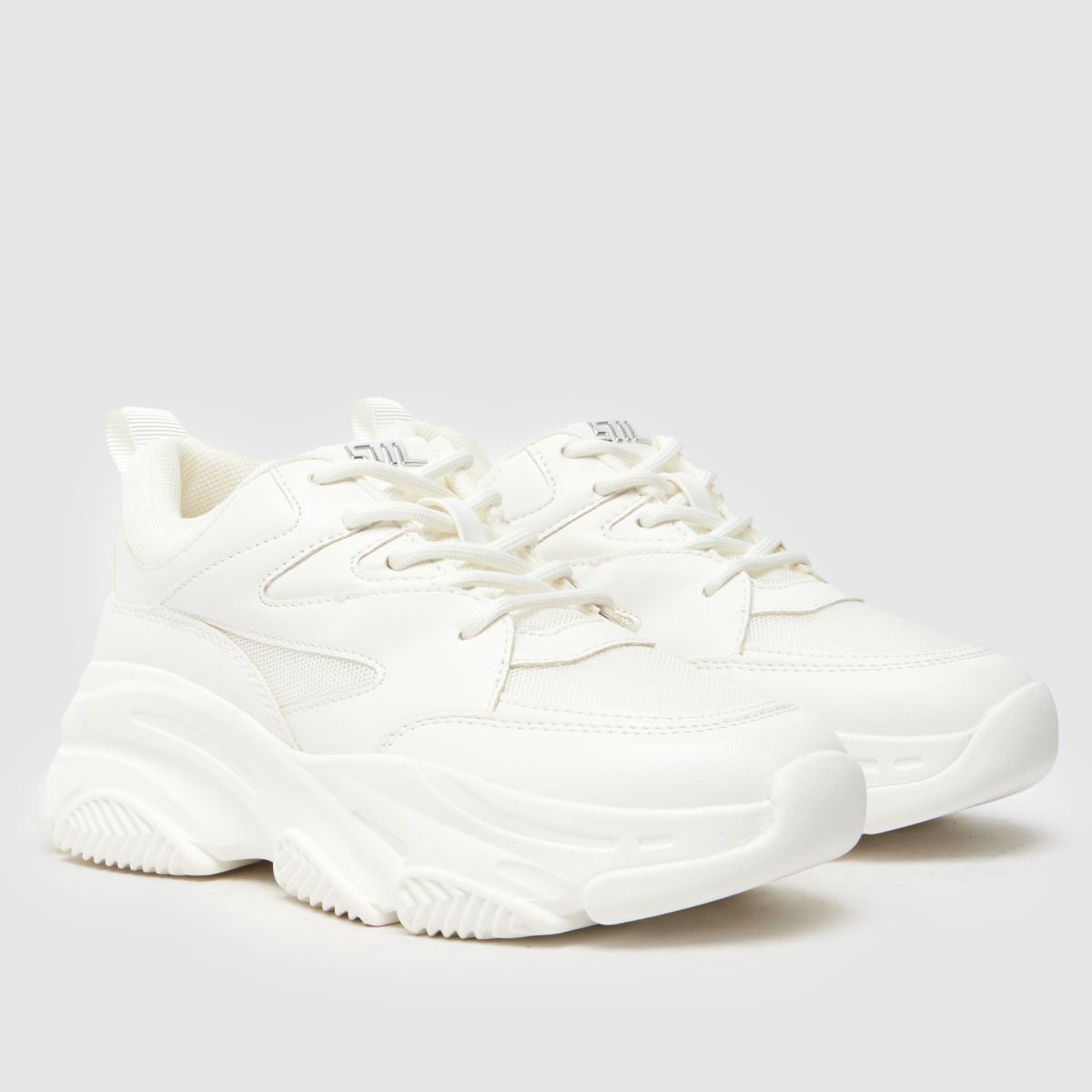 Steve Madden vita progressiva flickor juniorsneakers