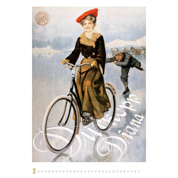 HISTORISCHE FAHRRADPLAKATE 2024 - Kalender