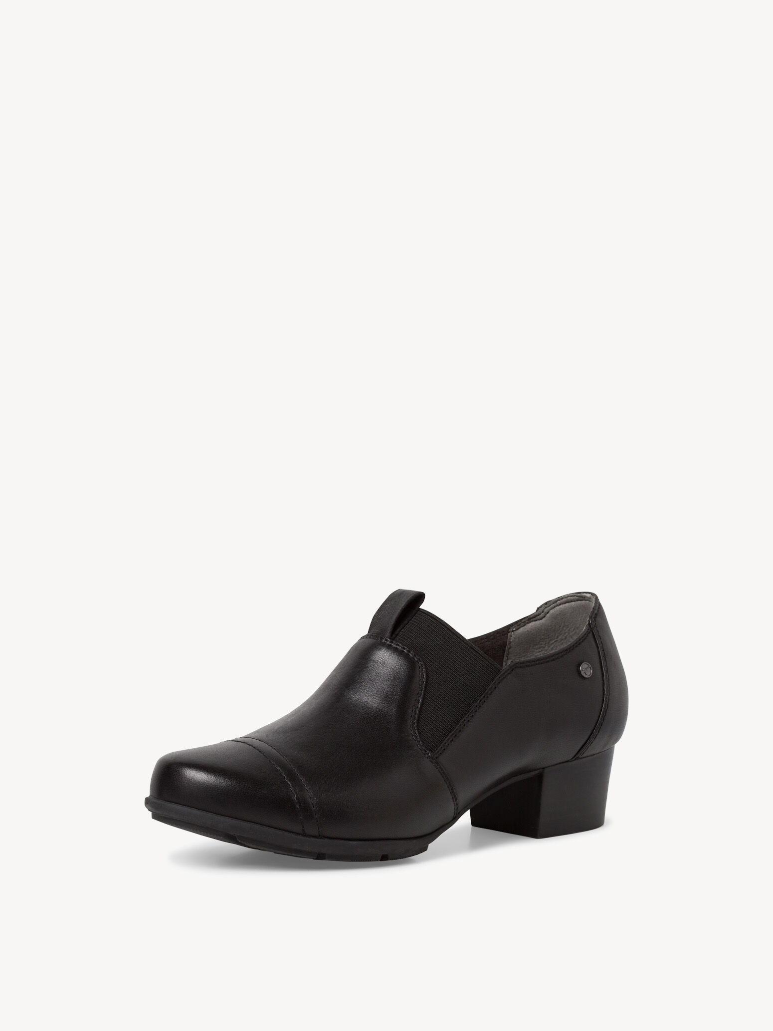 Trotteur en cuir - noir