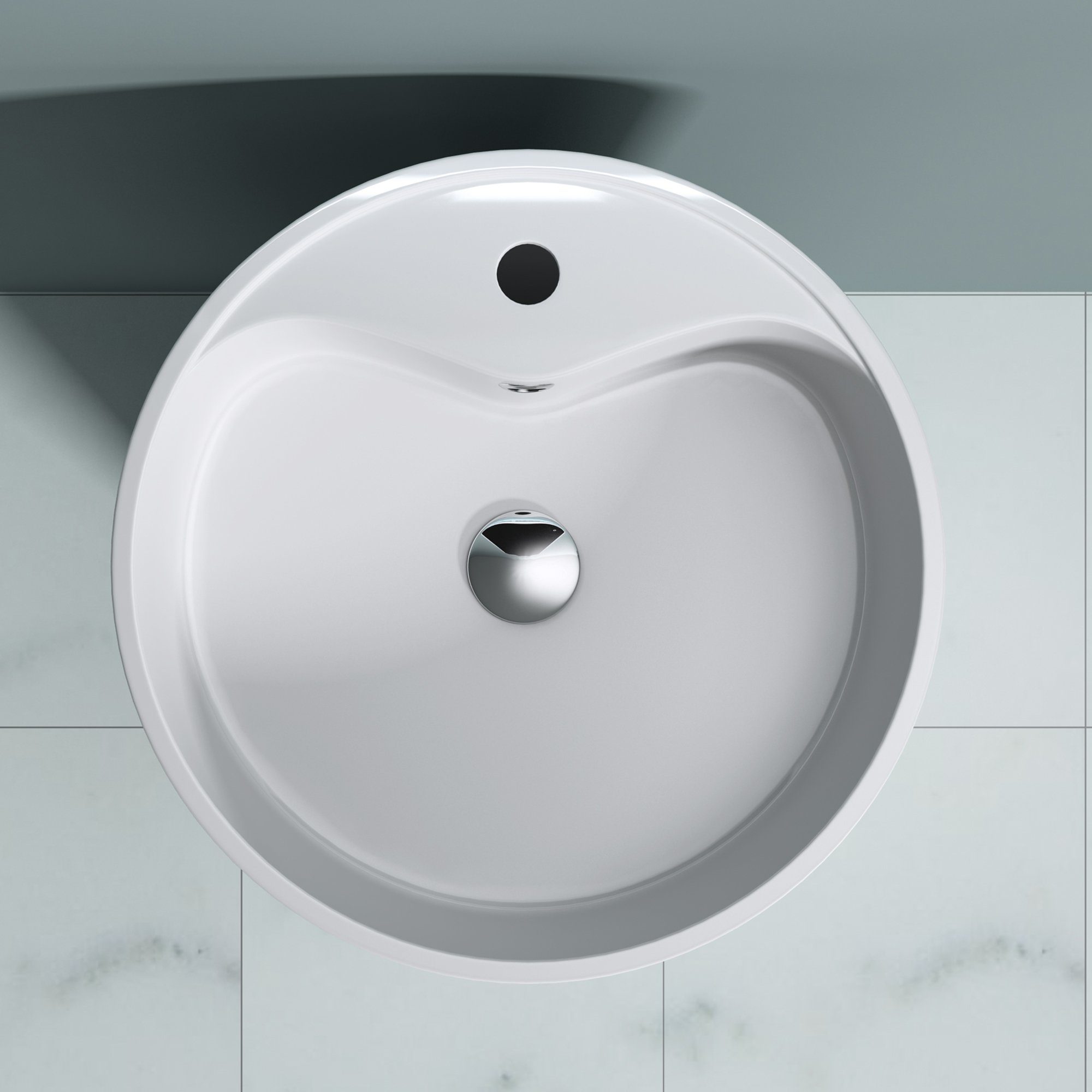 doporro Waschbecken doporro 45x45x90cm Design Standwaschbecken Col35 Gussmarmor Waschsäule