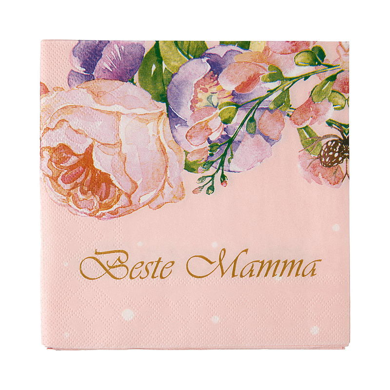 Vie Eco Servietter 20-pk 33x33 cm, Vår