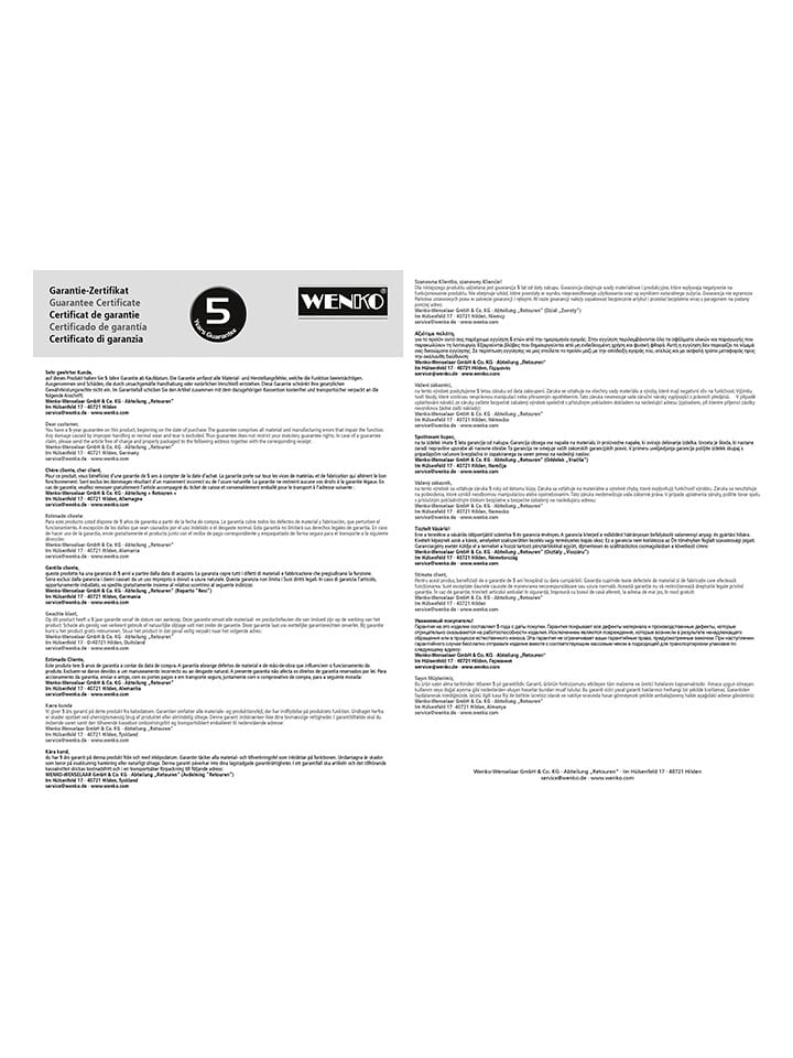 Wenko 2er-Set: Wandhaken 