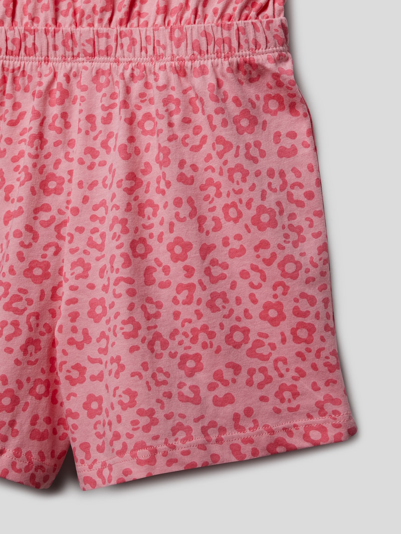 Playsuit mit Animal-Print in altrosa