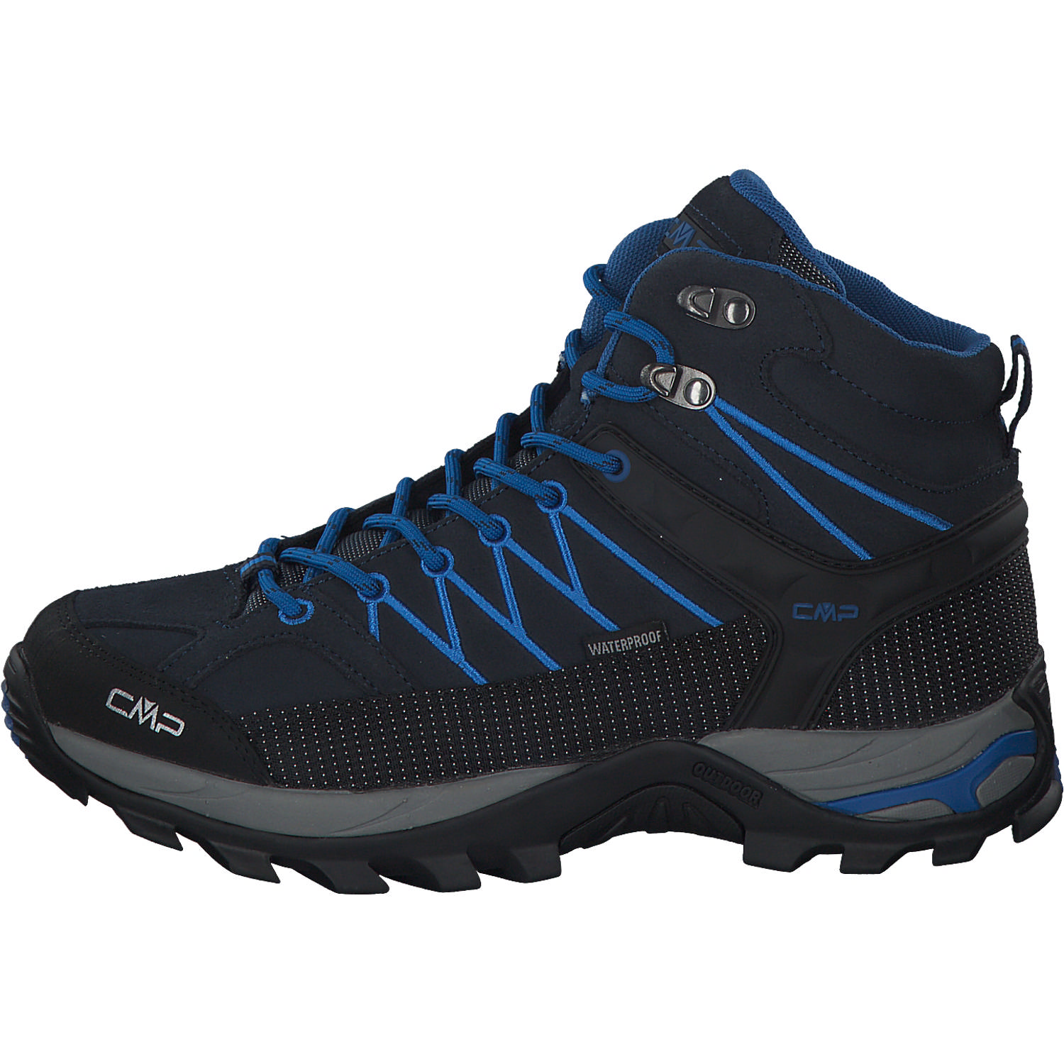 CMP Rigel Mid 3Q12947, Trekkingschuhe, Herren, Blau (Black/Blue)