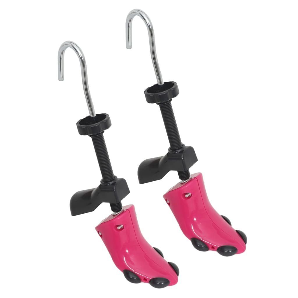 vidaXL Schuhspanner Schuhspanner mit Schuhanzieher Rosa EU 34-40 Kunststoff (1-tlg)