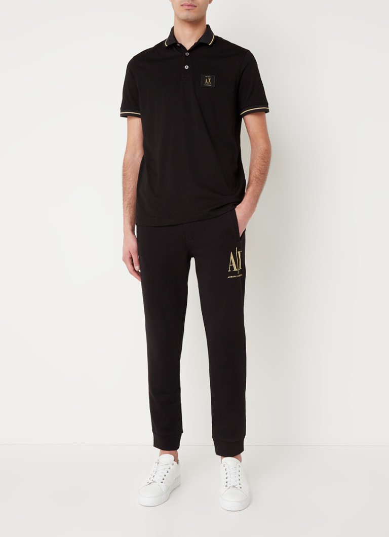 Armani Exchange Slim fit jogging trousers with logo