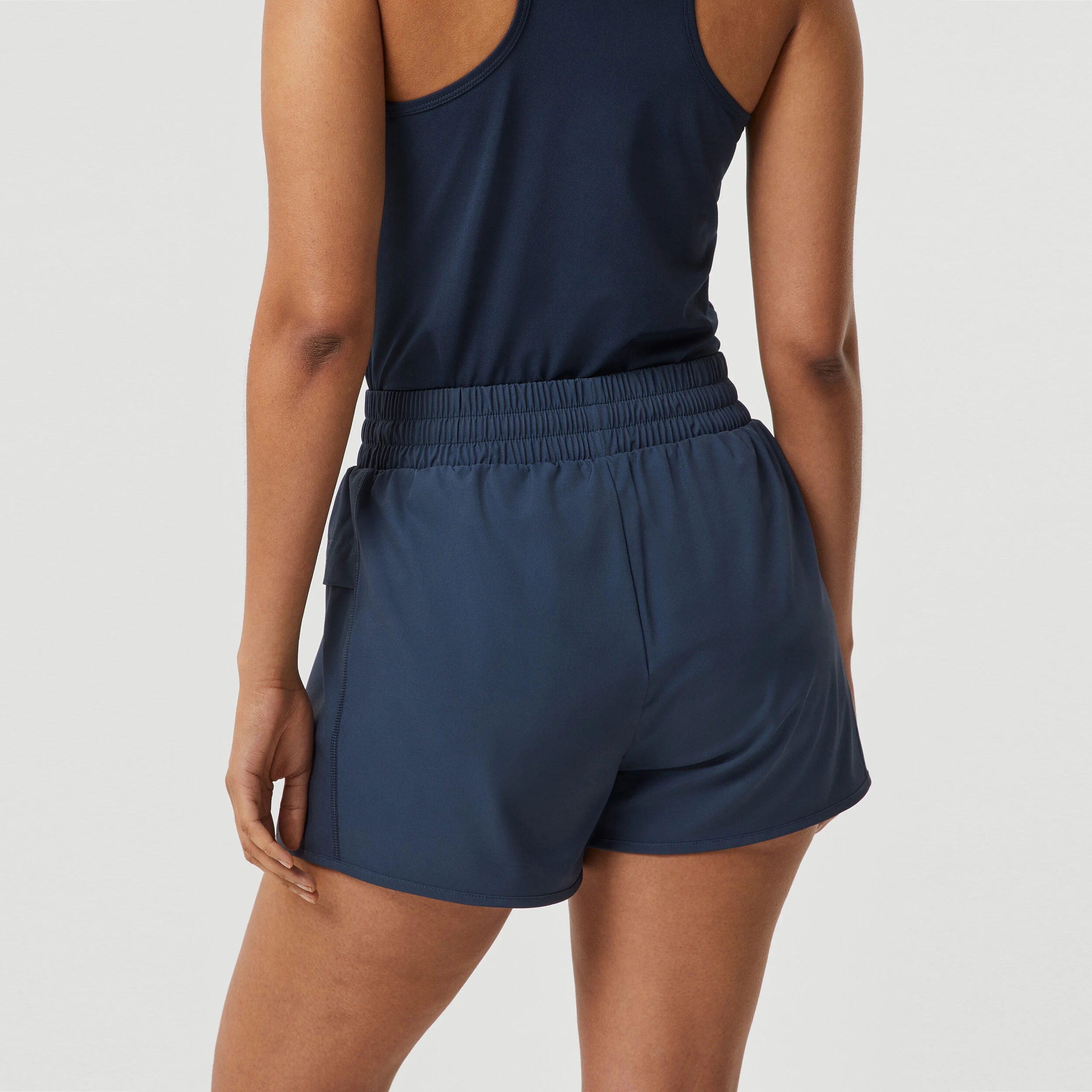 Borg Loose Shorts Damen - Blau