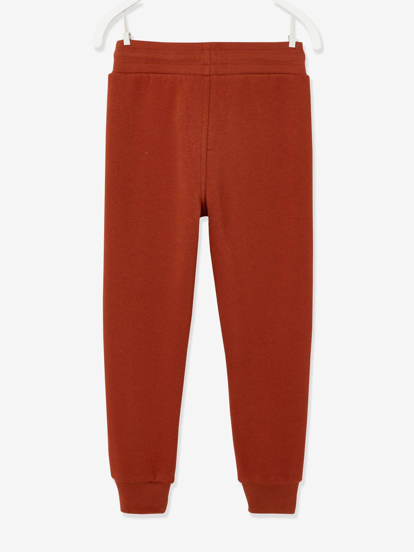 Pantalon de sport Basics garçon en molleton noisette