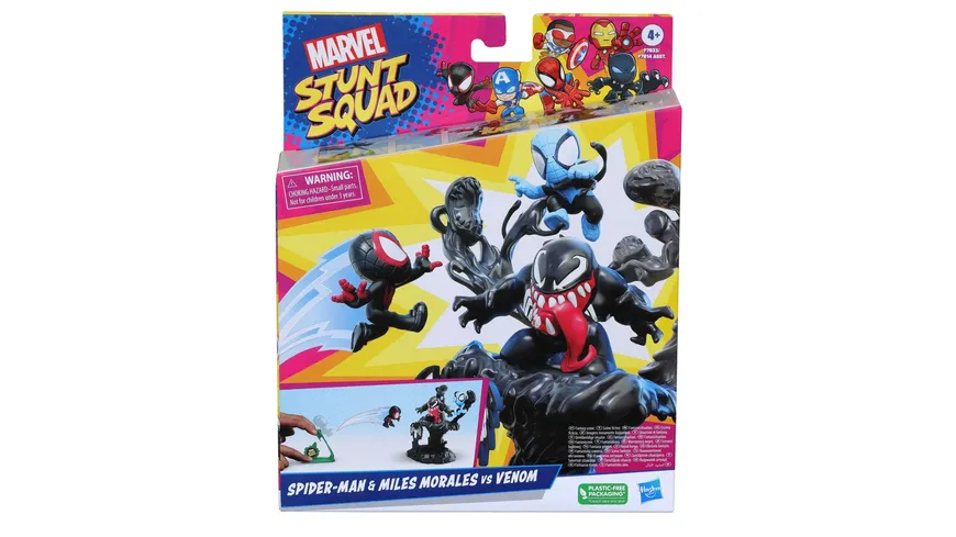 Hasbro - Marvel Stunt Squad Helden gegen Schurken Spielset