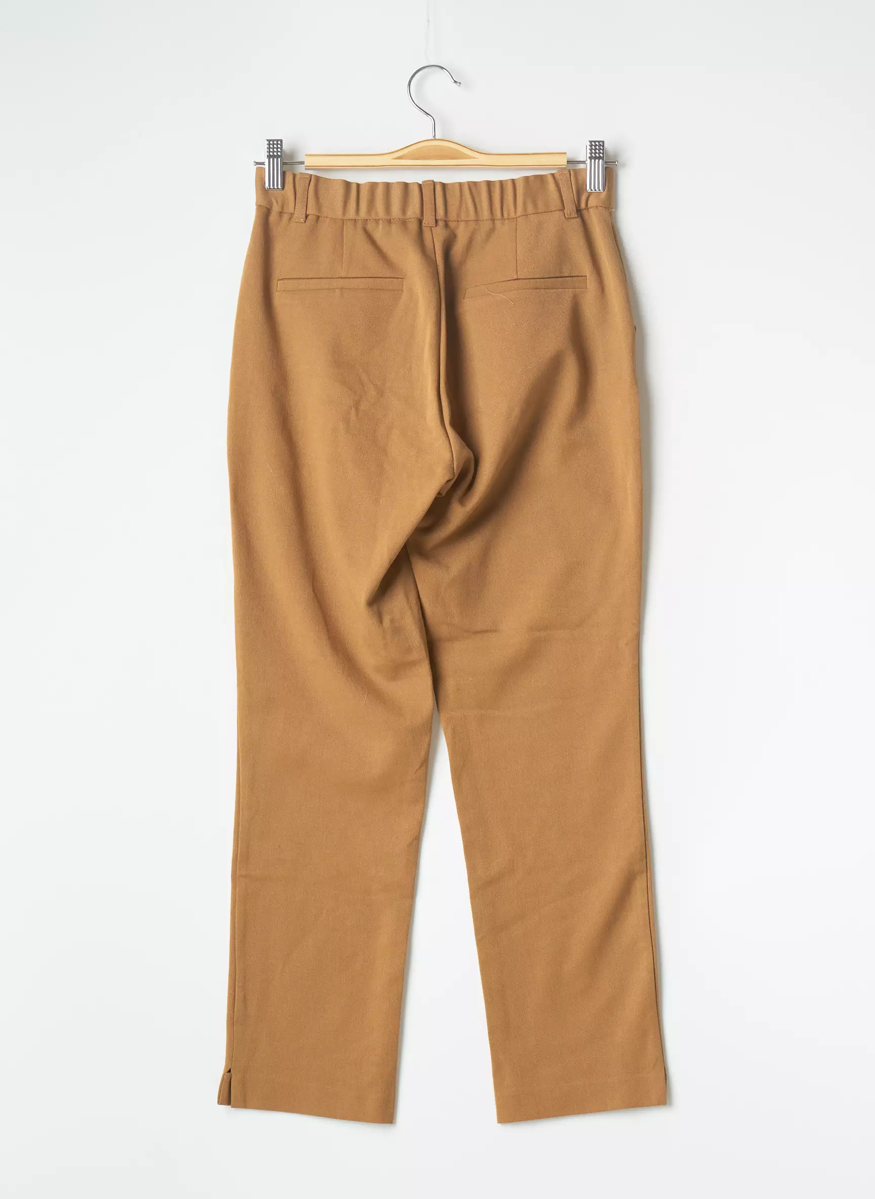Zara Pantalons Chino Femme couleur marron