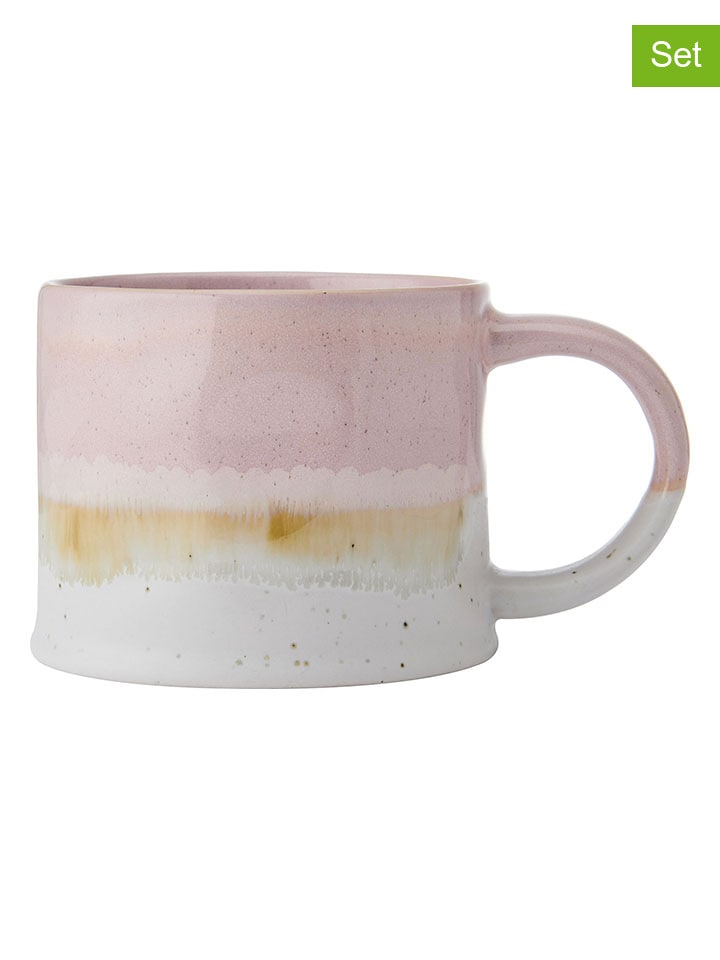 Mikasa 2er-Set: Tassen in Rosa/ Weiß - 450 ml günstig kaufen onesize