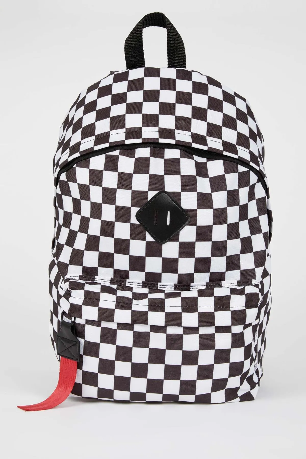 DeFacto  Schulrucksack mit Schachbrettmuster, Unisex, selbstheilend, wasserabweisend V3075azns