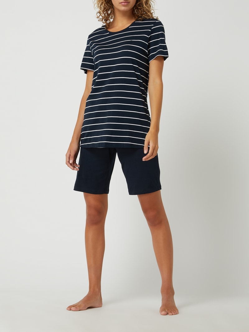 Pyjama mit Streifenmuster in jeans