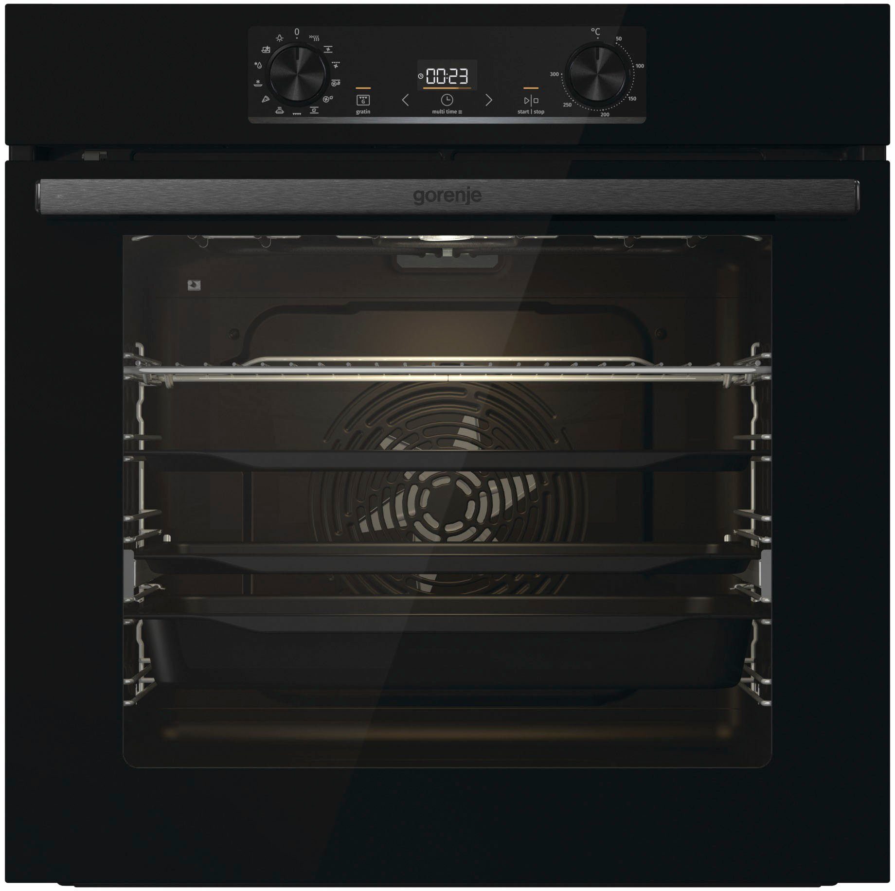 GORENJE Pyrolyse Backofen BPS6737E14BG, mit 1-fach-Teleskopauszug, Pyrolyse-Selbstreinigung