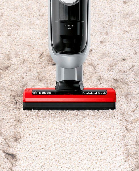 BOSCH Akku-Stielstaubsauger Athlet ProAnimal 32.4 V BBH7PET, beutellos, Tierhaar-Staubsauger, Laufzeit bis zu 60 Min., 3 Leistungsstufen