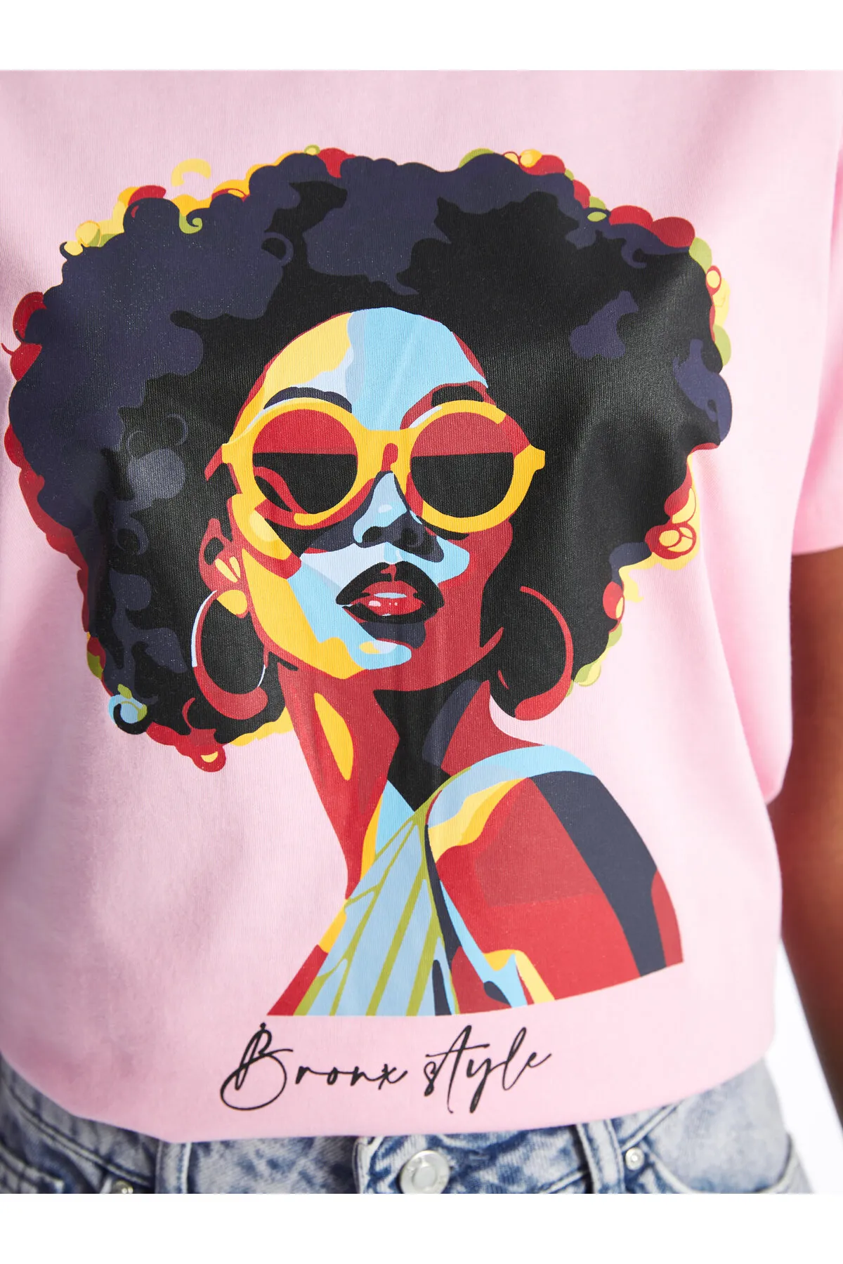 LC Waikiki  T-Shirt - Rosa - Regular Fit