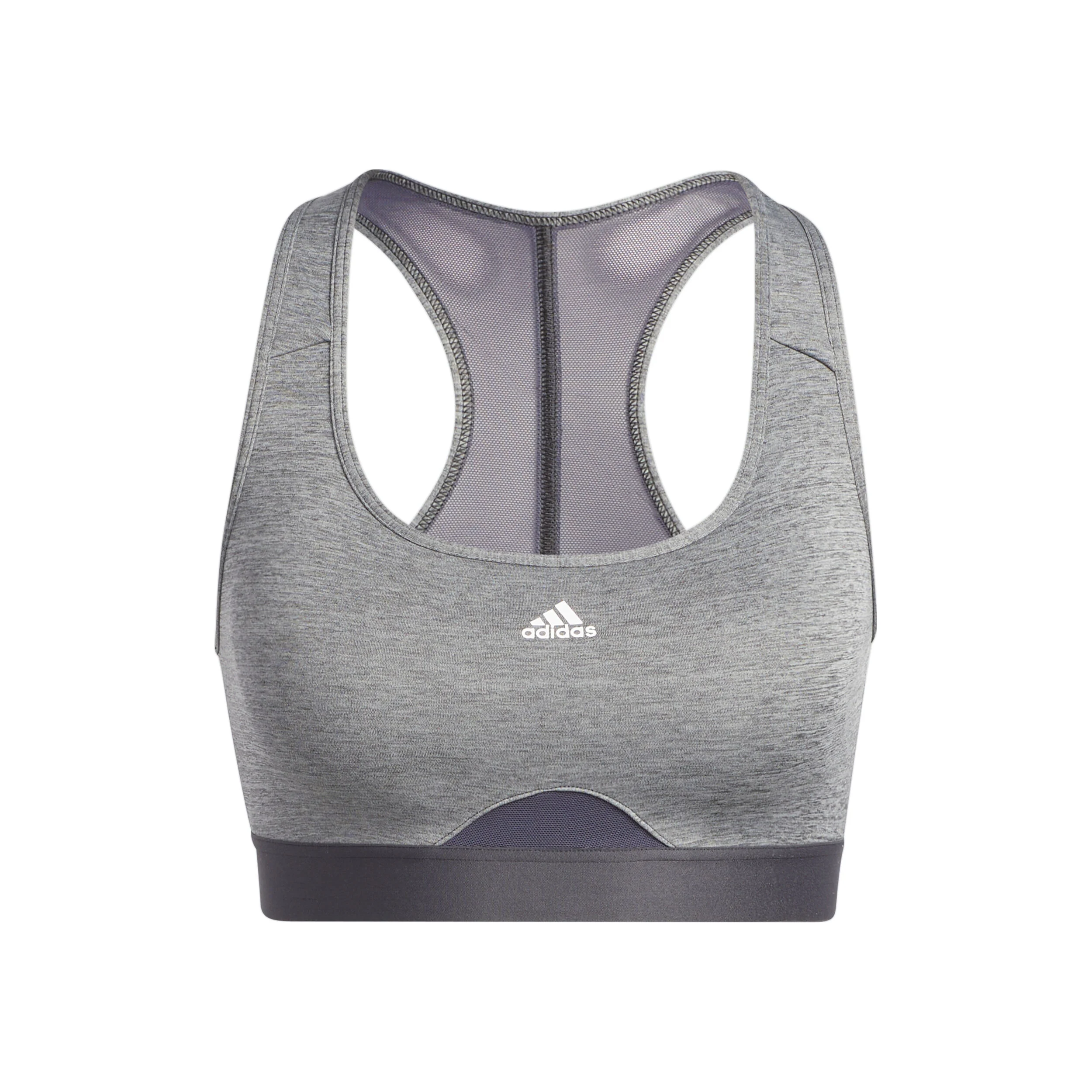 Mid Stripes Good Sport-BH Damen - Dunkelgrau