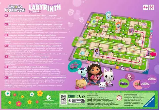 Gabby's Dollhouse Junior Labyrinth - Kinderspiel ab 4 Jahren