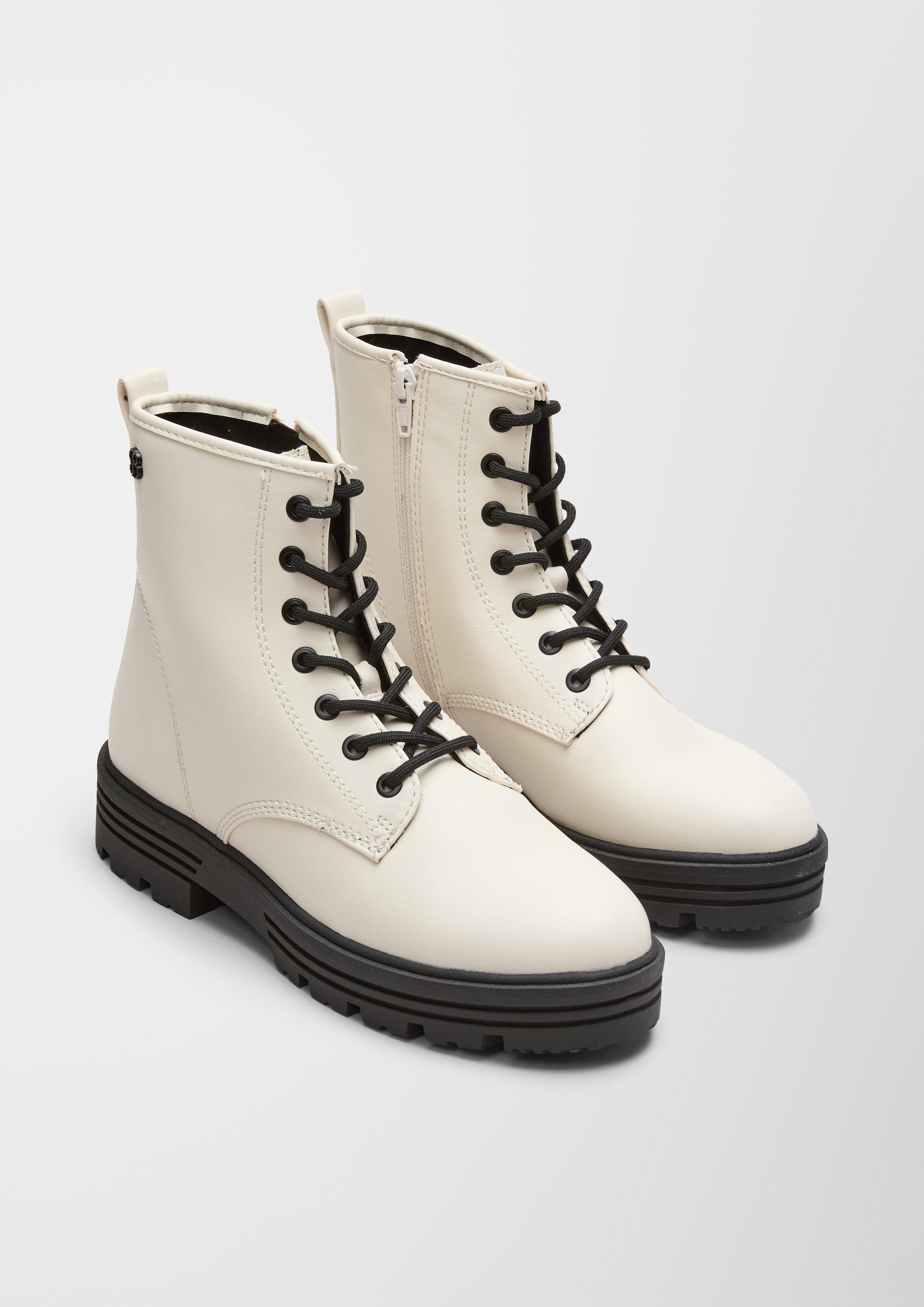 Schnürstiefel aus Kunstleder  6006494-109