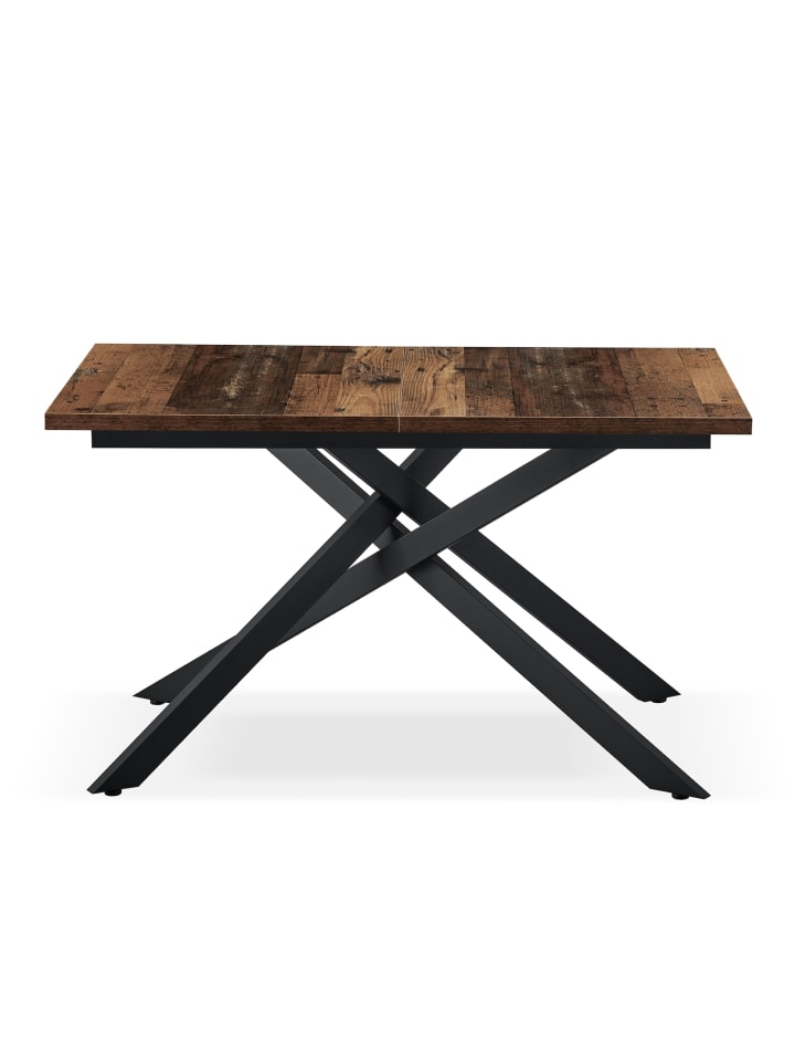 B&D Home Ausziehstisch LARS in Texas-Eiche - (B)120-160 x (H)76 x (T)80 cm günstig kaufen onesize