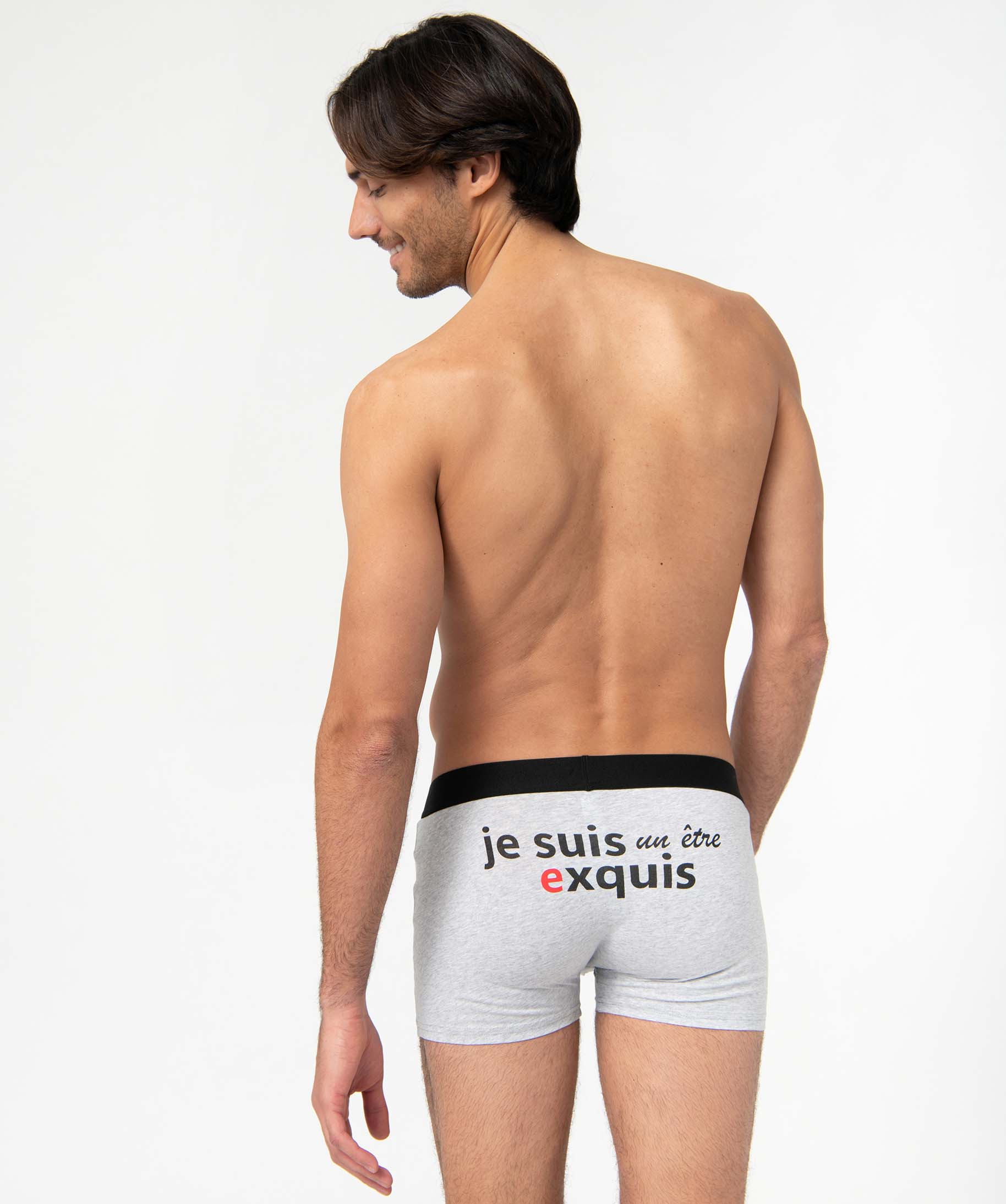 Boxer homme en coton stretch extensible (lot de 2) imprime | GEMO