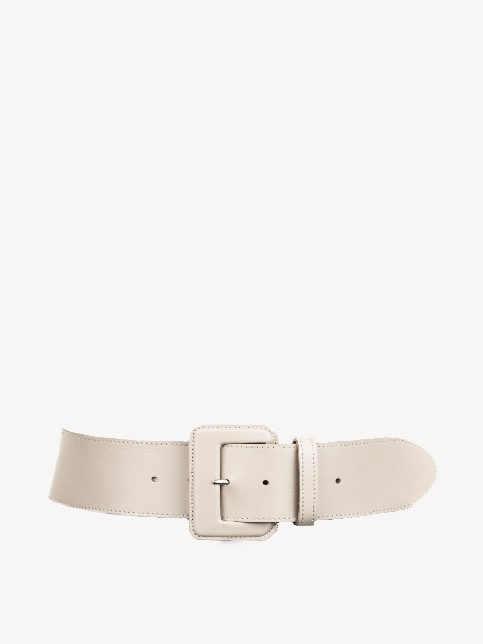 Ceinture de taille en cuir - beige