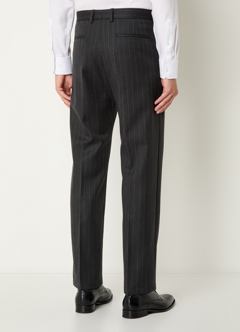 Strellson Joe slim fit virgin wool trousers with pinstripe