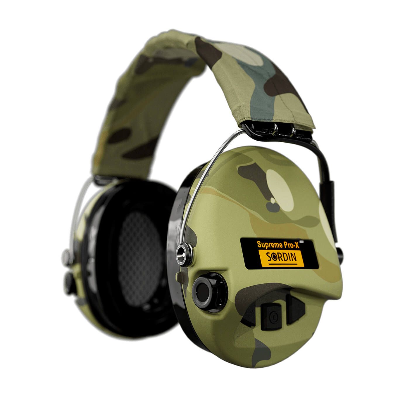 Gehörschutz Pro-X LED Camo mit Gelkissen