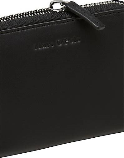Marc O'Polo Zipper-Geldbörse aus hochwertigem Rindsleder