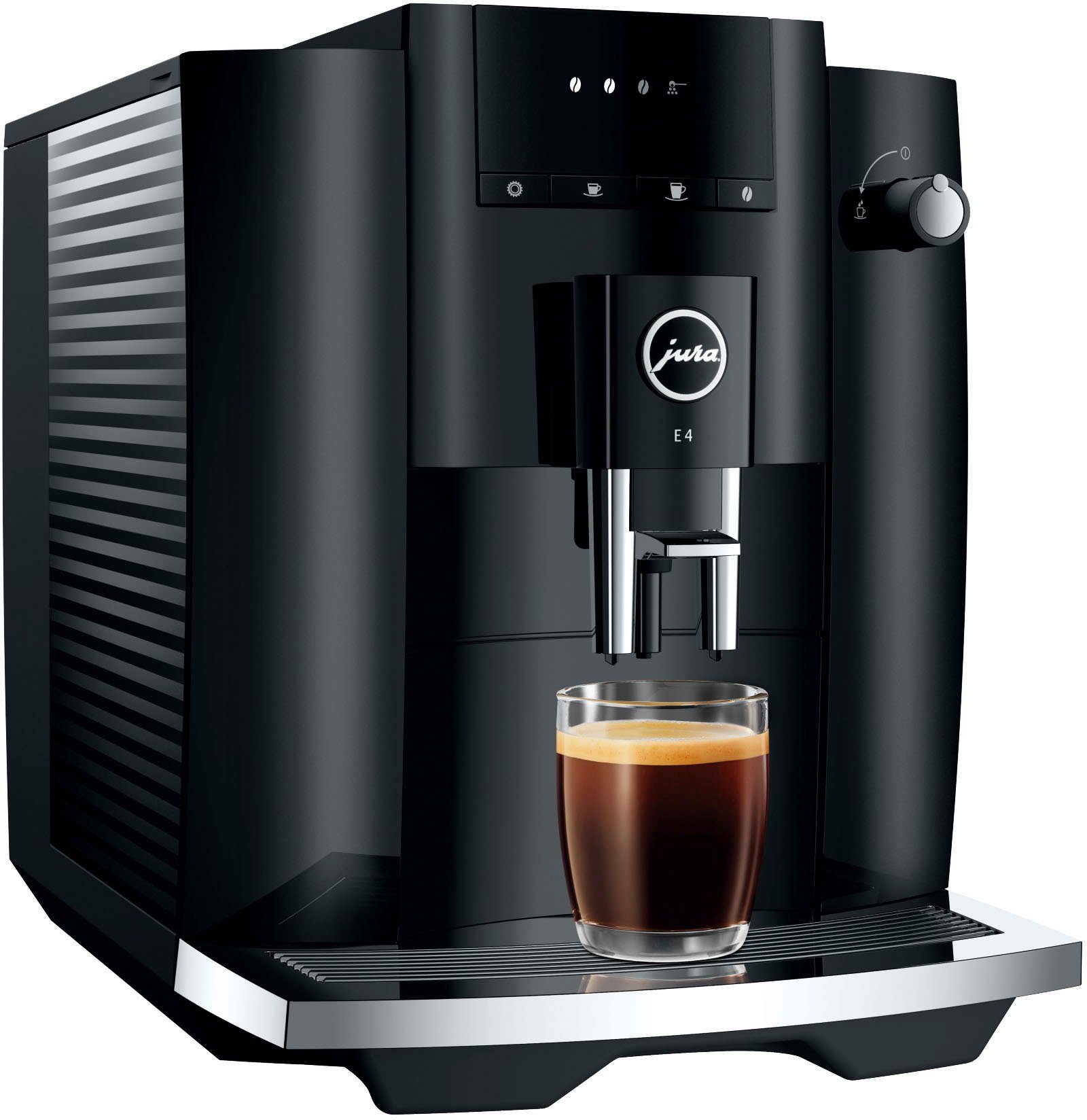 JURA Kaffeevollautomat 15435 E4 Piano Black (EA)