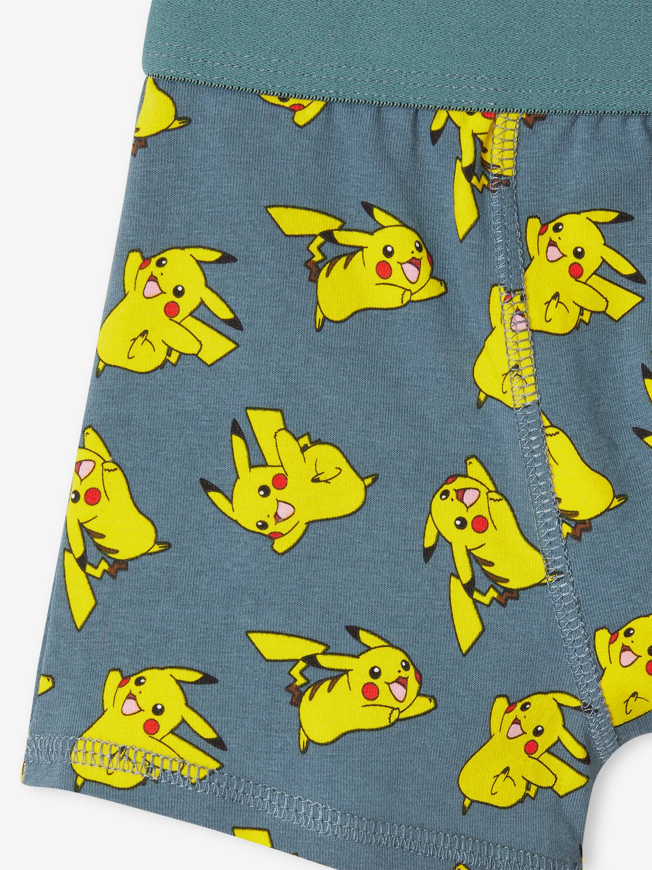 Pokemon 3er-Pack Jungen Boxershorts POKEMON - grün