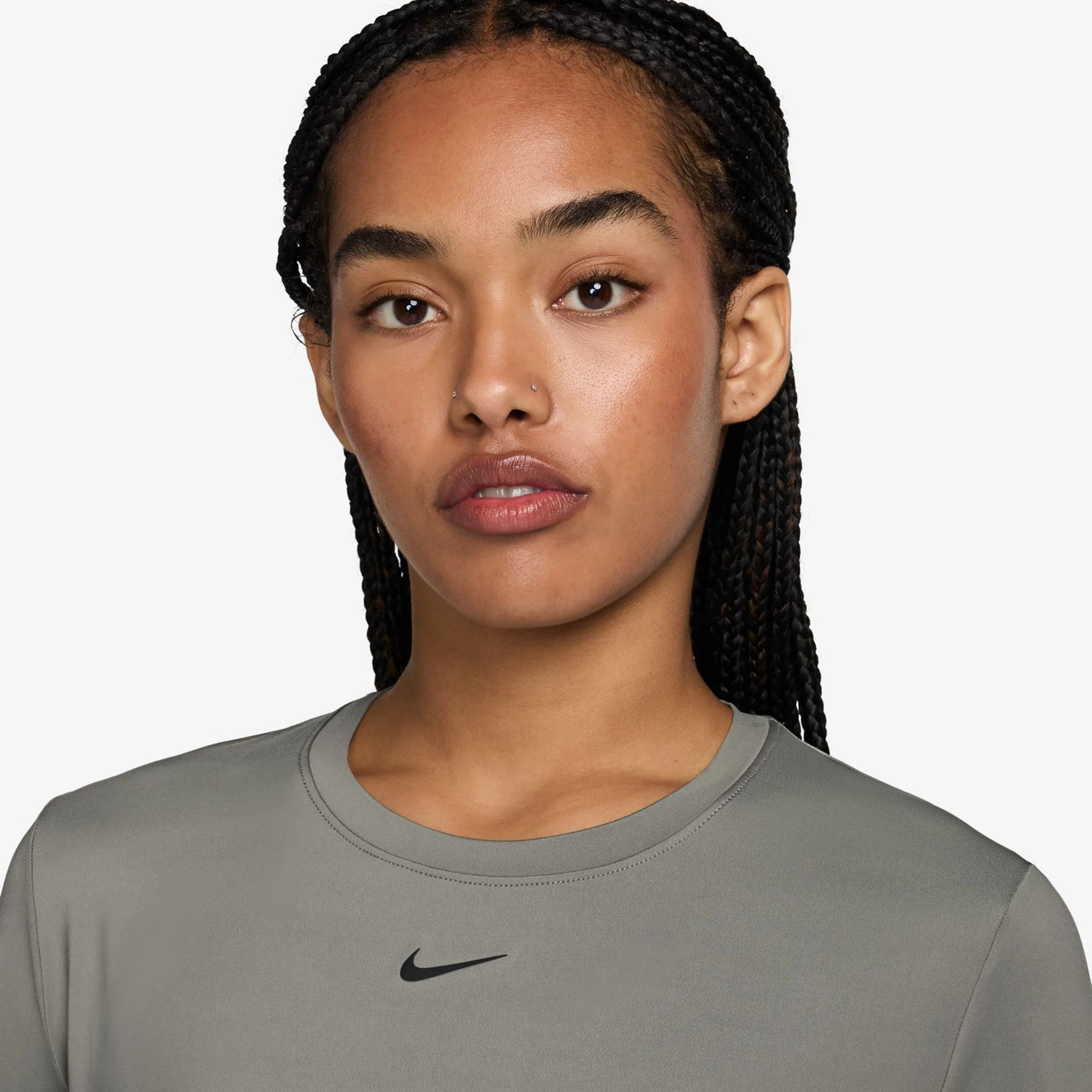 Dri-Fit One Classic Longsleeve Damen - Oliv