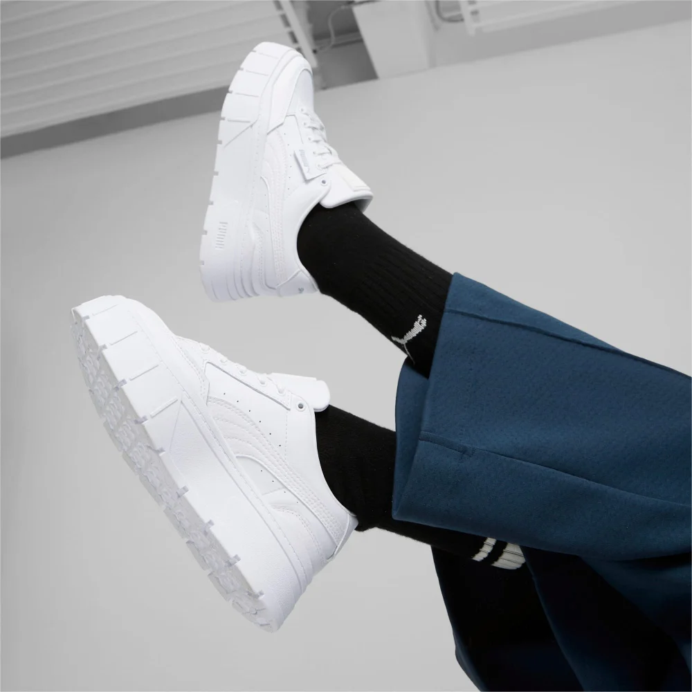 PUMA Mayze Stack Lthr Wns 38441201 / weiss