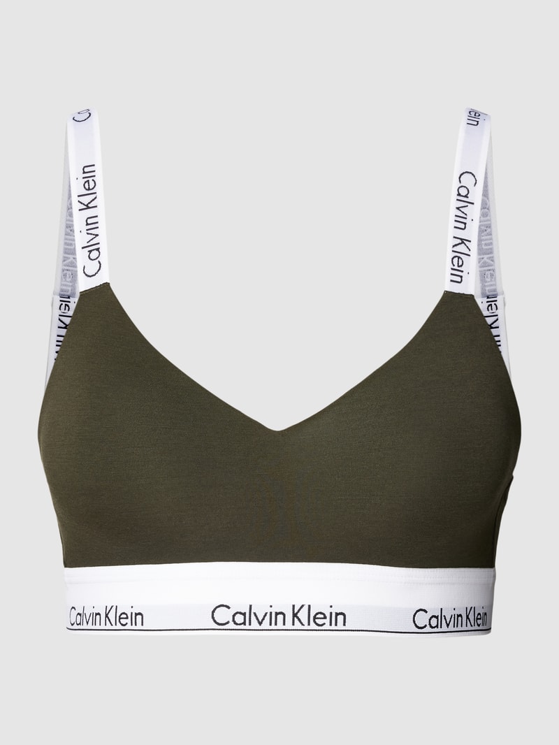 BH mit elastischem Logo-Bund in khaki