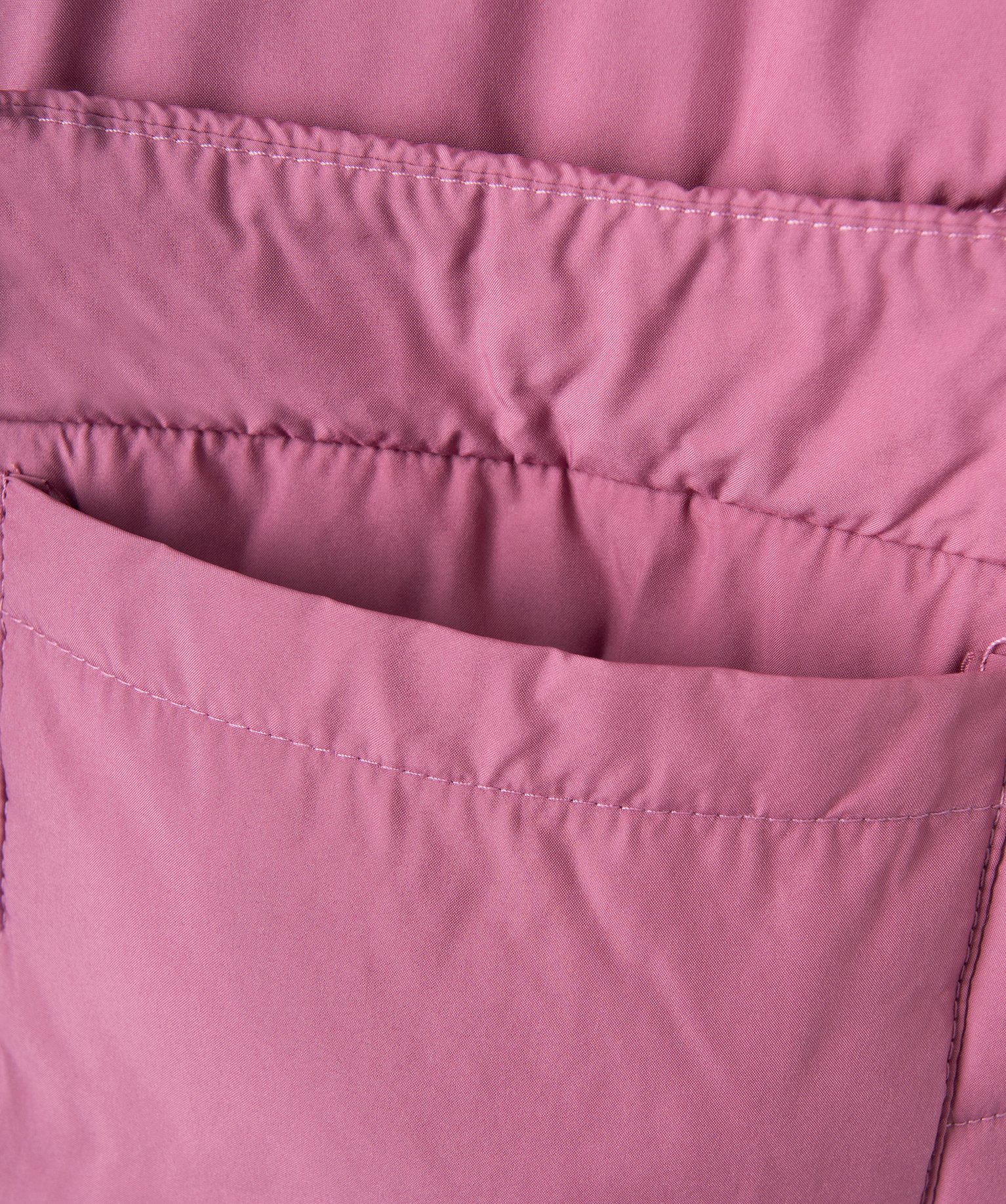 Doudoune fille sans manches déperlante et à col montant violet | GEMO